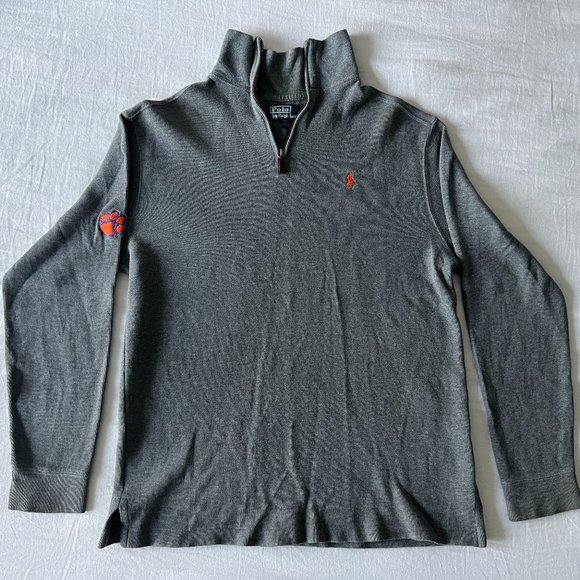 Clemson Ralph Lauren Quarter-Zip Pullover - Picture 1 of 5